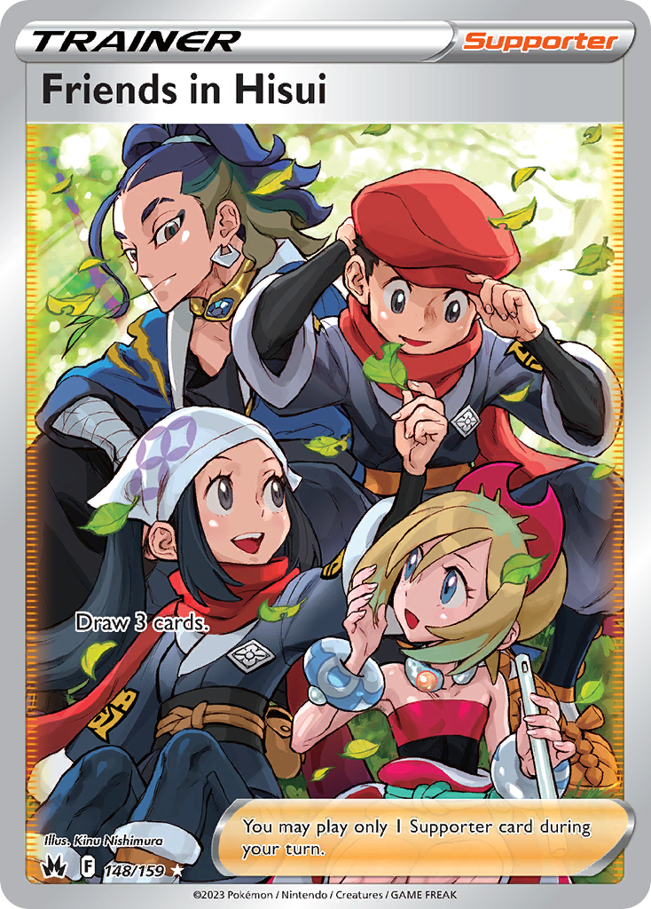Friends in Hisui - Crown Zenith (Rare Ultra) [CRZ-148] English / Near Mint / Normal