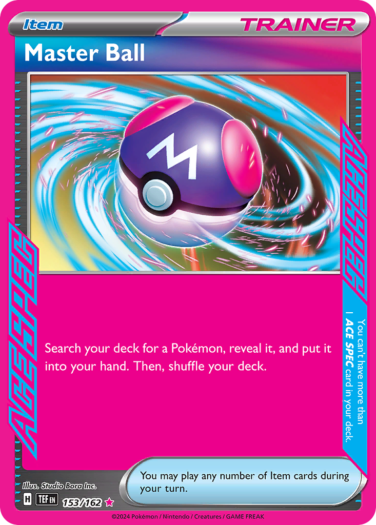 Master Ball - Temporal Forces (ACE SPEC Rare) [TEF-153] English / Near Mint / Normal