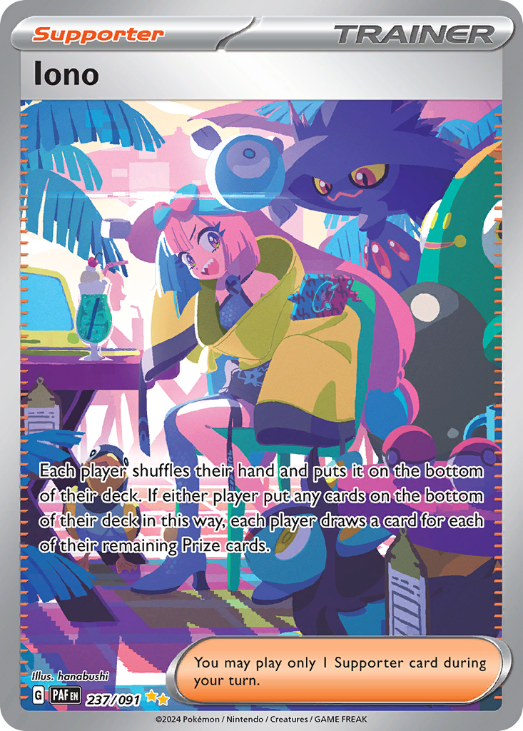 Iono - Paldean Fates (Special Illustration Rare) [PAF-237] English / Near Mint / Normal
