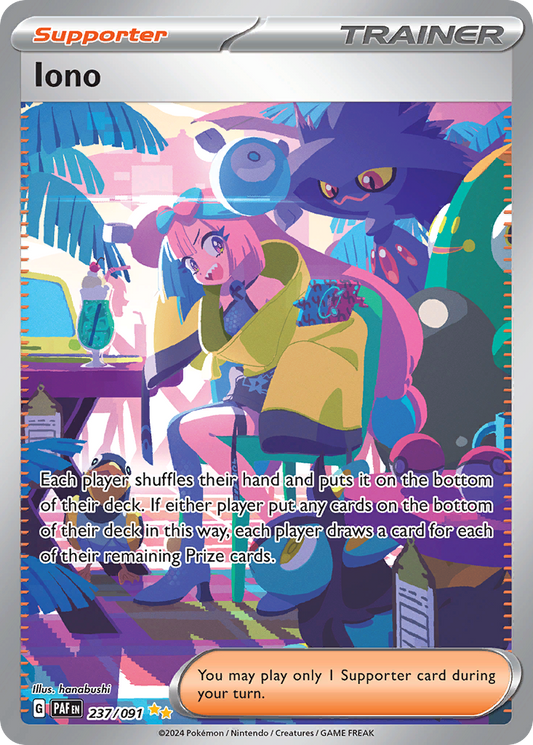 Iono - Paldean Fates (Special Illustration Rare) [PAF-237] English / Near Mint / Normal
