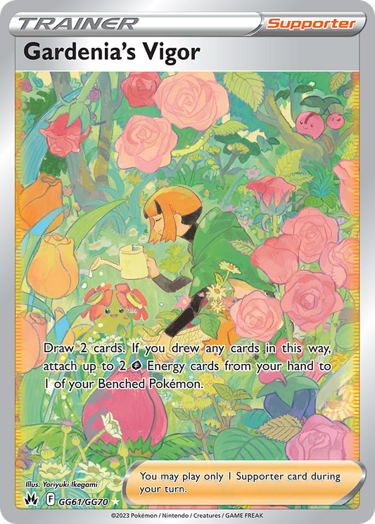 Gardenia's Vigor - Crown Zenith Galarian Gallery (Rare Ultra) [CRZ-GG61] English / Near Mint / Normal
