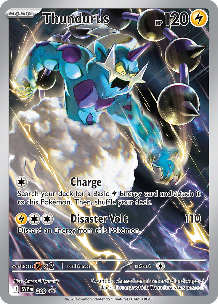 Thundurus - Scarlet & Violet Black Star Promos (Promo) [PR-SV-209] English / Near Mint / Normal