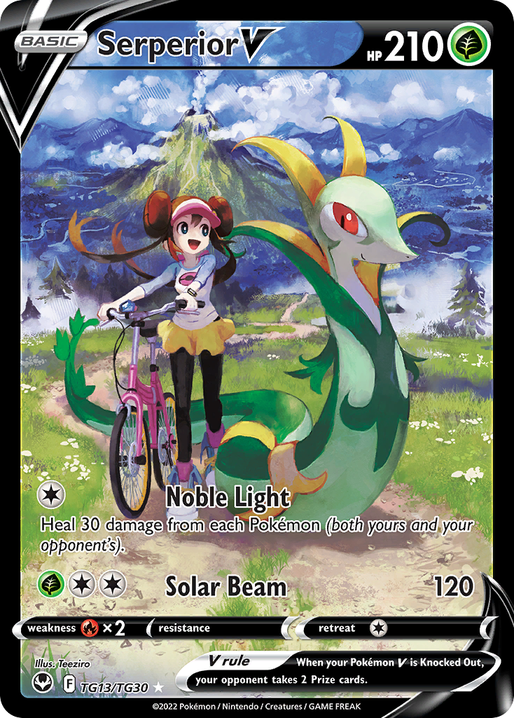 Serperior V - Silver Tempest Trainer Gallery (Rare Holo V) [SIT-TG13] English / Near Mint / Normal